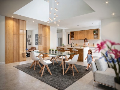 Photorealistic Residential Interior Rendering – High‑End 3D Visualization