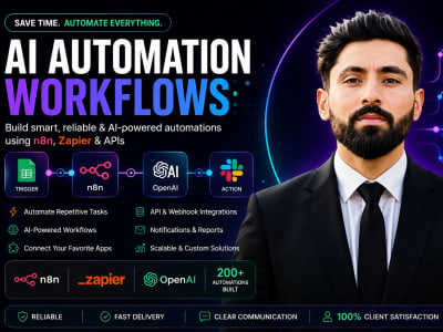 AI Automation Workflows with n8n & Zapier
