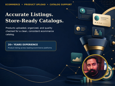 Accurate ecommerce product uploads and catalog management