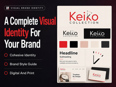 A complete visual brand identity design and brand style guide