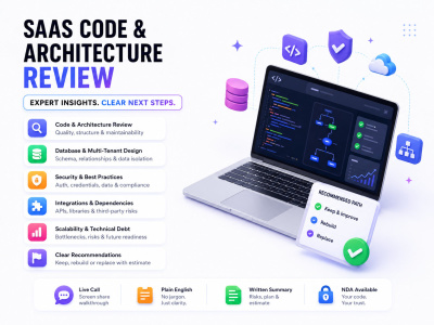 SaaS Code Audit & Technical Review — Architecture Review Before You Build