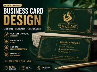 Professional Business Card Design | Custom, Modern & Print-Ready