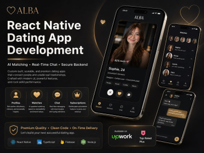 React Native dating app with backend, matching and real-time chat