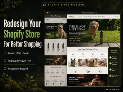 A conversion focused Shopify store redesign and rebuild