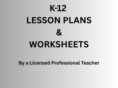 Comprehensive K-12 lesson plans and worksheets