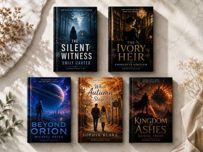 Fiction Book Cover Design for Fantasy, Romance, Thriller & Novel Authors