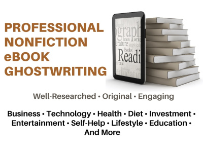 Nonfiction eBook professionally written, researched, and formatted for KDP