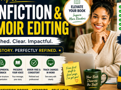 Professional editing for your nonfiction book or memoir