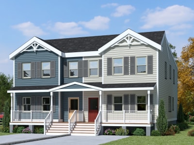 A photo realistic 3D rendering for your single family home