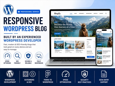A responsive WordPress blog by an experienced WordPress developer