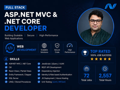 Full-Stack .NET Developer | C#, .NET Core, SQL Server, Azure