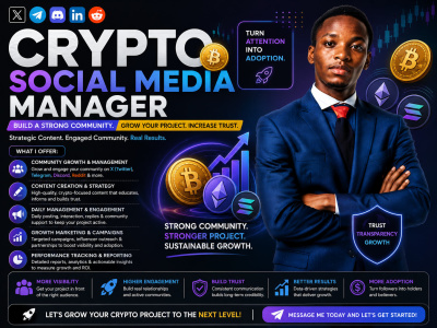 Crypto Social Media Manager & Web3 Community Growth | X & Telegram