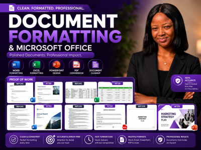 Get professionally formatted Microsoft Office documents