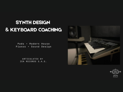 Custom Synth Programming, Sound Design & Keyboard Performance Coaching