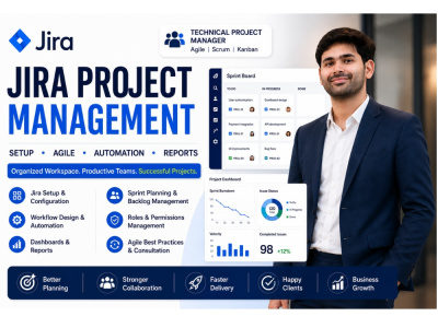 Jira Project Management Setup with Agile Workflows & Automation