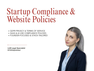 Draft custom Terms of Service & Privacy Policy for your website or SaaS