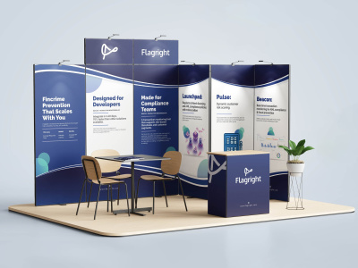 Trade show booth and backdrop design for your exhibition