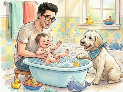 Soft digital watercolor illustrations for your children’s book