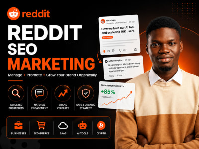 Reddit SEO marketing for businesses, ecommerce, SaaS, AI tools, and crypto