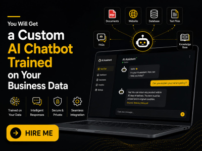 A Custom AI Chatbot Trained on Your Business Data