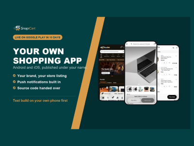 A custom Android shopping app for your store, live on Google Play