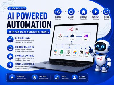 AI Powered Automation with n8n Make and Custom AI Agents