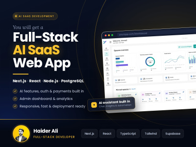 A Responsive React or Next.js Website