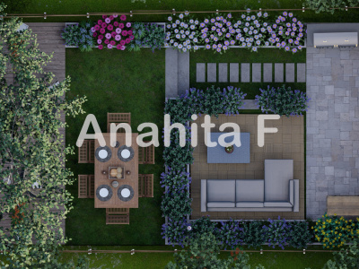A landscape design, planting plan, plant list for your Garden