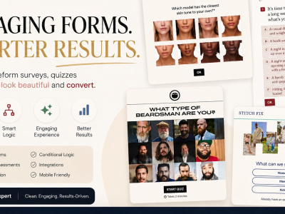 A high-converting Typeform survey, quiz or lead form