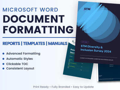 A professionally formatted and designed Microsoft Word document
