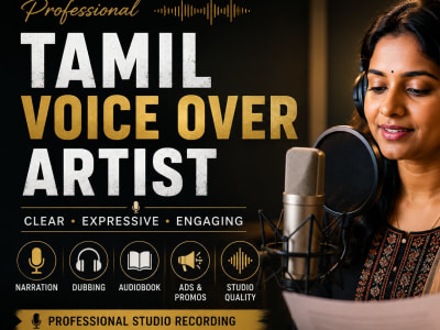 Professional Tamil Voice Over for Videos | Native Female Voice