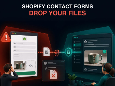 Shopify contact form attachments that actually reach Zendesk