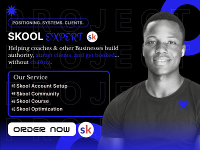 Skool online course, skool community, skool setup and optimization, skool