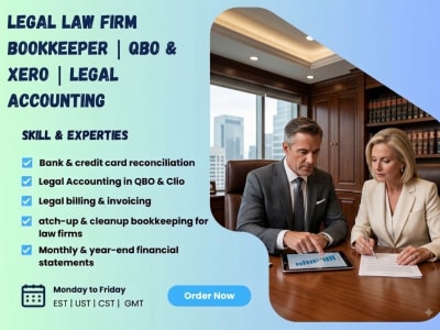 Legal Law Firm Bookkeeper | QBO & Xero | Legal Accounting