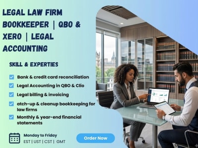 Legal Law Firm Bookkeeper | QBO & Xero | Legal Accounting