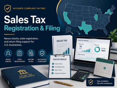 Multi-state sales tax registration and filing