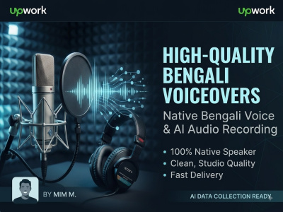 Native Bengali voice recording and AI audio annotation services