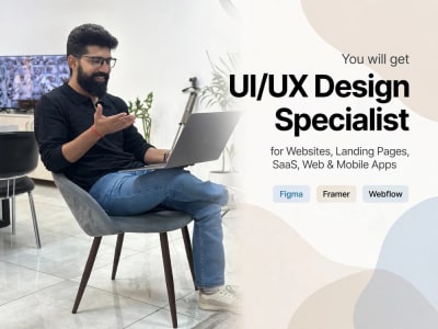 UI/UX design specialist for Websites, Landing page, SaaS, Web & Mobile Apps