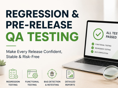 Complete regression and pre-release QA testing for your software