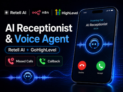 AI Receptionist & Voice Agent | Retell AI + GoHighLevel | Missed Calls