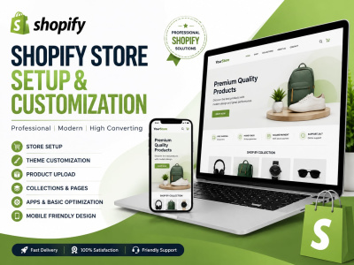 Set up and customize your Shopify store professionally