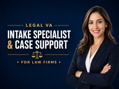 A Legal VA, Intake Specialist & Case Manager for Law Firms