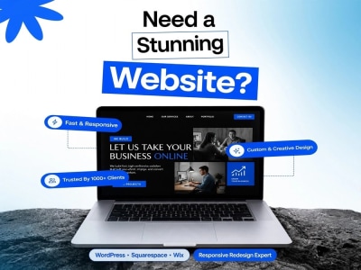 Responsive Website design/redesign expert, WordPress, Squarespace, Wix