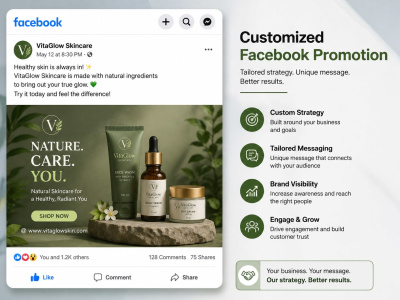 A customized Facebook promotion strategy to boost your brand’s visibility