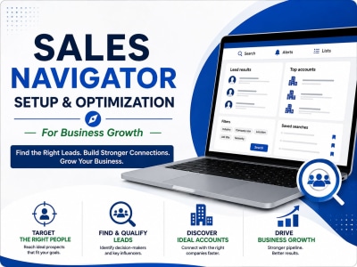LinkedIn sales navigator setup and optimization for your business growth