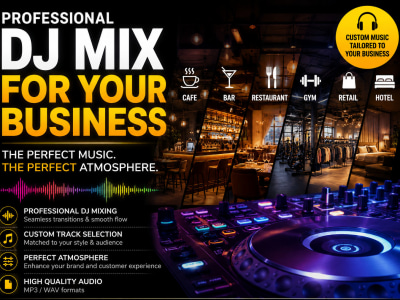 Create professional dj mixes for your business