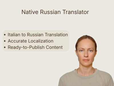 Accurate Italian to Russian translation and localization