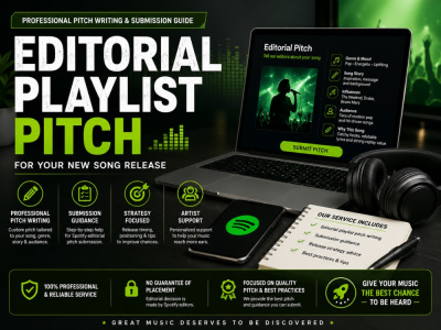 Spotify editorial playlist pitch writing and submission guide