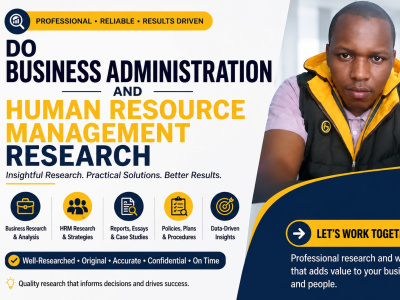 Do business administration and human resource management research