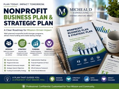 Nonprofit Business Plan & Strategic Plan Development